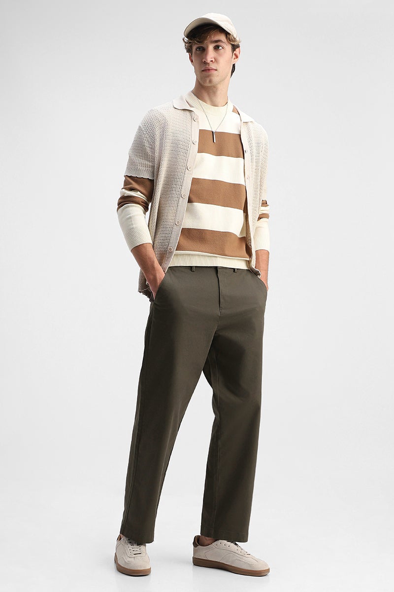 SNITCH Stretch Relaxed Fit Trousers - Image 4